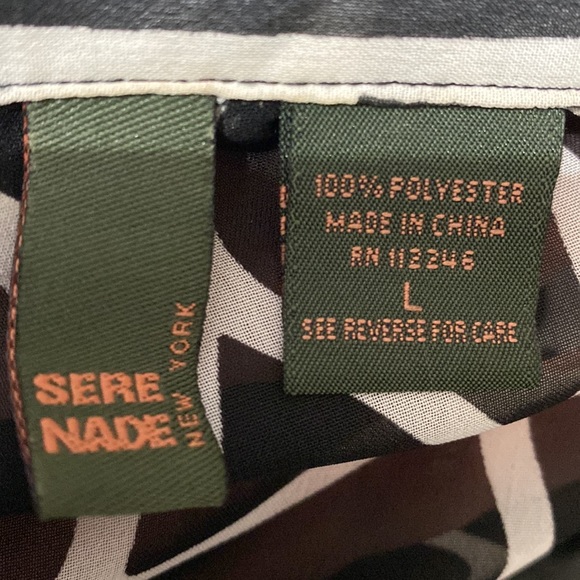 Sere Nade sheer jacket giraffe pattern black & white 1  button with tank large - Picture 7 of 14